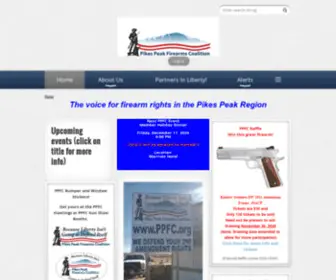 PPFC.org(Pikes Peak Firearms Coalition (PPFC)) Screenshot