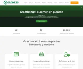 PPflowers.nl(Groothandel bloemen en planten) Screenshot