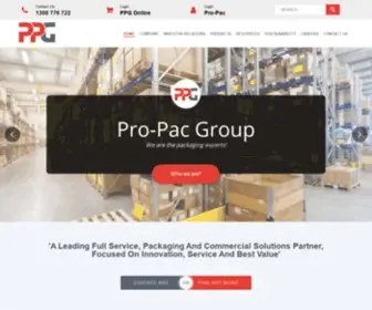 PPgaust.com.au(Pro-Pac Packaging Group) Screenshot