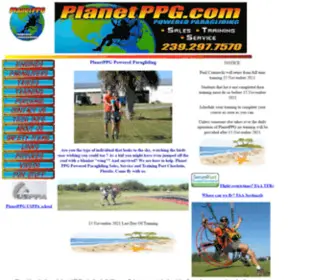 PPgequipment.com(PlanetPPG Powered Paragliding PlanetPPG Powered Paragliding) Screenshot