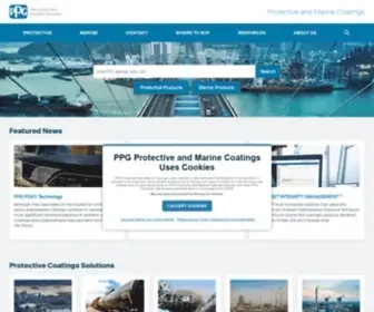 PPGPMC.com(PPG Protective & Marine Coatings) Screenshot