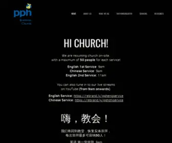 PPHBC.org(Home Page) Screenshot