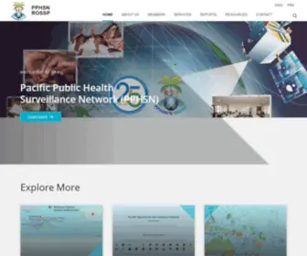 PPHSN.net(Pacific Public Health Surveillance Network) Screenshot