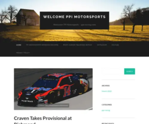 PPI-Racing.com(Welcome PPI Motorsports) Screenshot