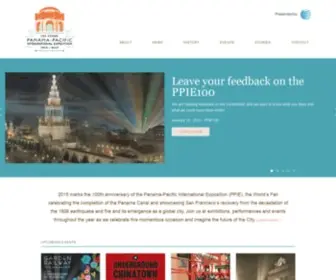 PPie100.org(Panama-Pacific International Exposition) Screenshot