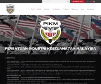 PPKKM.com(Persatuan Industri Keselamatan Malaysia) Screenshot