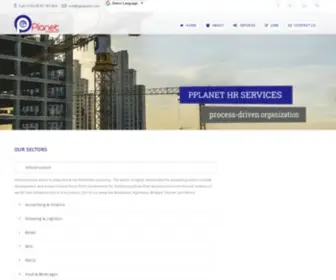 PPlanethr.com(Pplanet HR Services) Screenshot