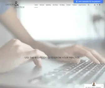 PPLpractice.com(People & Practice) Screenshot