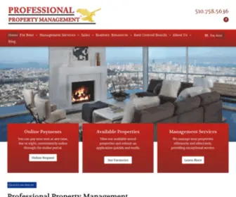 PPM4Rent.com(Professional Property Management in the Bay Area) Screenshot