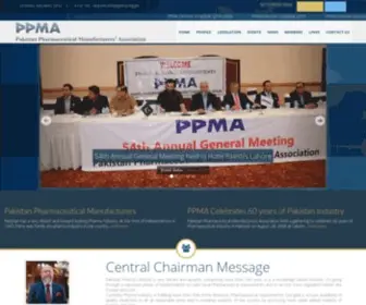 PPma.org.pk(PPMA Pakistan Pharmaceuticals Manufacturers' Association) Screenshot