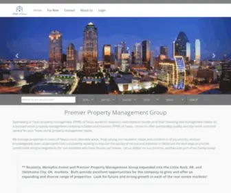 PPMgtexas.com(Premier Property Management Group) Screenshot