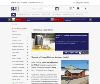 PPML.com(Process Plant & Machinery Ltd) Screenshot