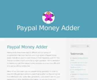 PPmoneyadders.com(ppmoneyadders) Screenshot