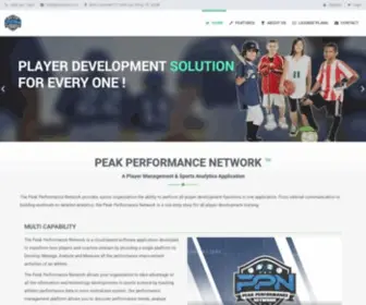 PPNsports.com(PEAK PERFORMANCE NETWORK) Screenshot