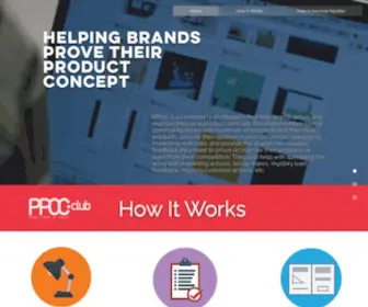 PPoc.club(Product Proof of Concept) Screenshot