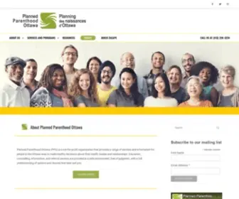 PPottawa.ca(Planned Parenthood Ottawa) Screenshot