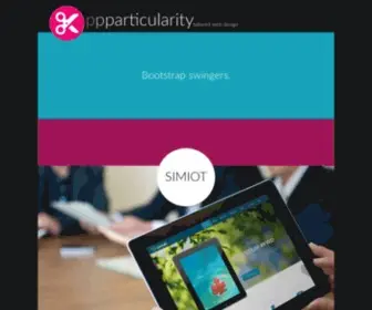 PPParticularity.com(Ppparticularity, tailored web design) Screenshot