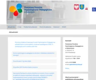 PPPbodzentyn.pl(Powiatowa Poradnia Psychologiczno) Screenshot