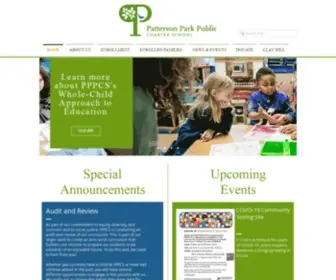 PPPCS.org(Patterson Park Public Charter School) Screenshot