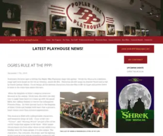 PPP.org(Poplar Pike Playhouse) Screenshot