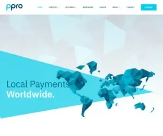 PPro.com(Local payment methods for merchants and PSPs) Screenshot
