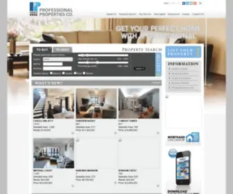 PProperties.com.hk(Professional Properties Co) Screenshot