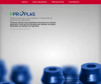 PProplas.com.mx(Plásticos de ingeniería) Screenshot