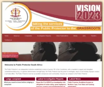 PProtect.org(Public Protector South Africa) Screenshot