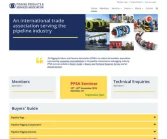 PPsa-Online.com(Pigging Products and Services Association) Screenshot