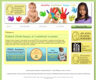PPsca.com(Atlanta Pediatric Plastic Surgery & Craniofacial Associates) Screenshot