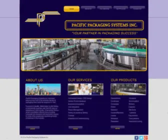 PPsii.com(Pacific Packaging Systems) Screenshot