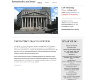 PPSNYC.com(Preemptive Process Servers) Screenshot