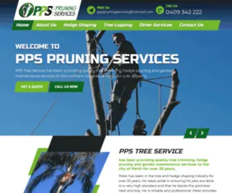 PPSpruningservices.com.au(Tree Trimming) Screenshot