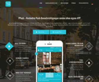 PPush.eu(Push Benachrichtigungen für regionale Neuigkeiten) Screenshot
