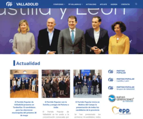 PPvalladolid.es(PP Valladolid) Screenshot