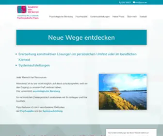 PPVW.de(Psychopädische Praxis Susanne van Wickeren) Screenshot