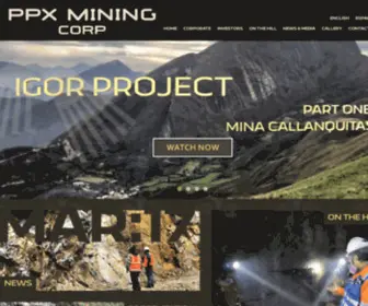 PPxmining.com(PPX HOME) Screenshot