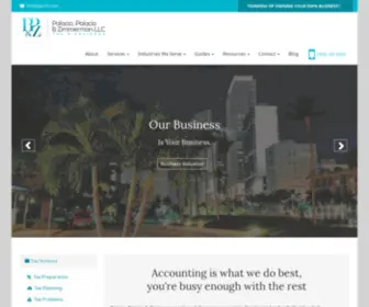 PPZLLC.com(Miami, FL Accounting Firm) Screenshot