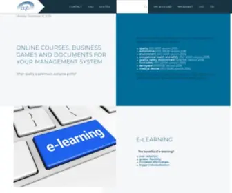 PQbweb.eu(Online courses (E) Screenshot