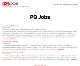 Pqjobs.co.uk(PQ Jobs) Screenshot