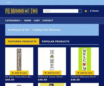 Pqmommaof2.com(PQ Momma of Two) Screenshot