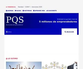 PQS.pe(Es el portal de los emprendedores) Screenshot