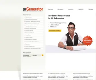 PR-Generator.de(PR Generator) Screenshot