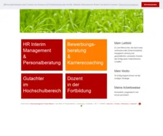 PR-Riemann.de(Leitbild & Profil) Screenshot