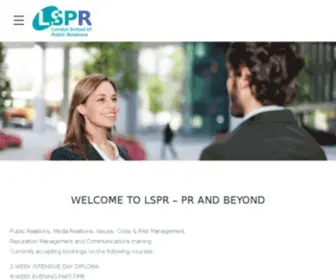 PR-School-London.com(London School of Public Relations) Screenshot