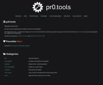 PR0.tools(RundesBalli) Screenshot