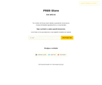 PR89Store.com.br(Create an Ecommerce Website and Sell Online) Screenshot