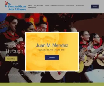 Praachicago.org(Puerto Rican Arts Alliance) Screenshot