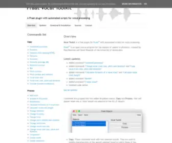 Praatvocaltoolkit.com(Praat Vocal Toolkit) Screenshot