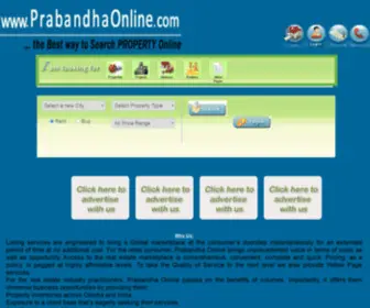 Prabandhaonline.com(Property In Bhubaneswar) Screenshot